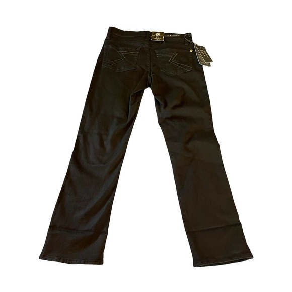 Rock & Republic Womens Black Capri Slim Through Hip & Thigh Low Rise 4 NWT - Picture 5 of 7